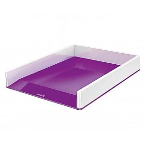 LEİTZ 5361 WOW DUO ÇİFT RENKLİ EVRAK RAFI METALİK MOR TEKLİ