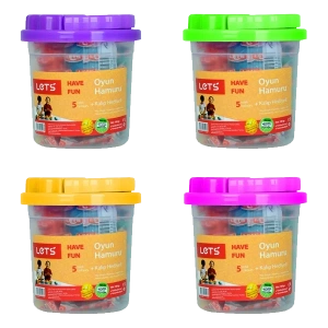Lets Oyun Hamuru Kalıp Hediyeli 100 GR 5 Renk L8100