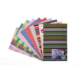 Lino Eva 20x30 cm. 10 Renk Kumaş Desenli