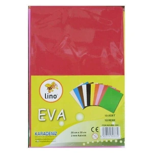 Lino Eva 20x30 Cm. Karışık Renk 10Lu (RBE-200***)
