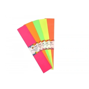 Lino Lüks Fosforlu Krapon Kağıdı 50x200 Cm.5 Renk 5Li (PA-024F)