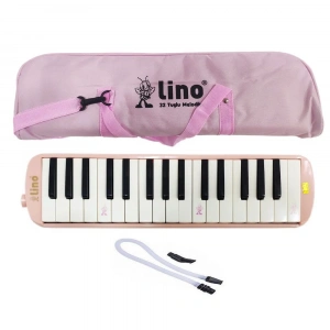 Lino Melodika 32 Tuşlu Bez Çantalı PASTEL PEMBE