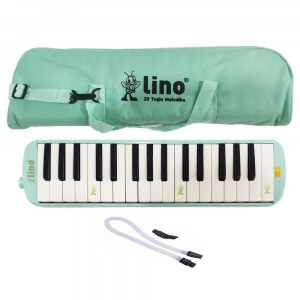 Lino Melodika 32 Tuşlu Bez Çantalı PASTEL YEŞİL