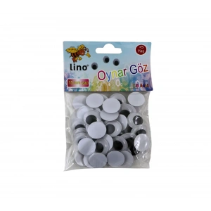 LINO OYNAR GÖZ ORTA BOY 15 mm 50 Lİ RBZ-016-A