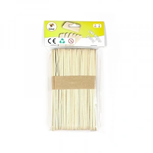 Lıno Rbz-030 Ahşap Çubuk Naturel Geniş 15 Cm 50 Li