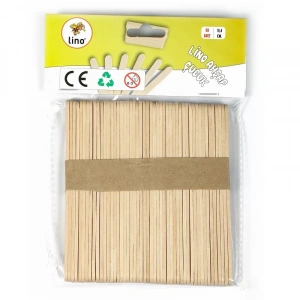 Lıno Rbz-032 Ahşap Naturel Çubuk Dar 11 Cm 50 Li