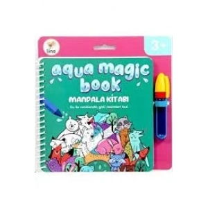 LINO TFL-1003 AQUA MAGIC BOOK MANDALA SİHİRLİ BOYAMA KİTABI