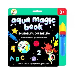 LINO TFL-1004 AQUA MAGIC BOOK EĞLENELİM ÖĞRENELİM SİHİRLİ BOYAMA KİTABI