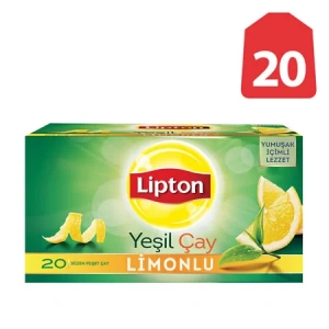 Lipton Yeşil Çay Limonlu (20 li Paket)