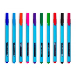 LiQeo F-8027 Fineliner Keçe Uçlu Kalem 0.4mm 10 Renk
