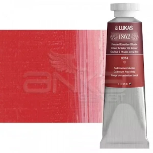 Lukas 1862 37ml Yağlı Boya Seri:3 No:0074 Kadmium Kırmızı Koyu
