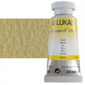Lukas Aquarell 1862 Artist 24ml Sulu Boya 1012 Gold Seri 3