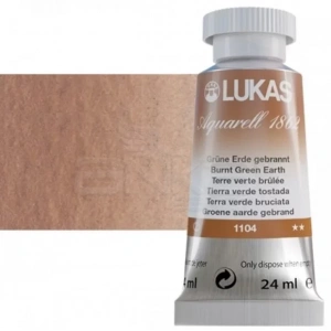 Lukas Aquarell 1862 Artist 24ml Sulu Boya 1104 Burnt Green Earth Seri 2