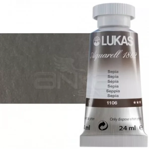 Lukas Aquarell 1862 Artist 24ml Sulu Boya 1106 Sepia Seri 2