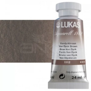 Lukas Aquarell 1862 Artist 24ml Sulu Boya 1112 Vandyck Kahverengi Seri 2