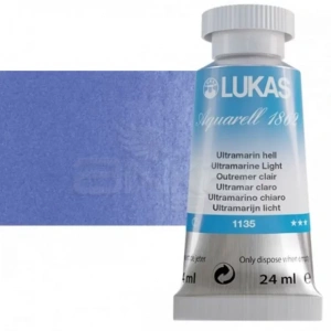 Lukas Aquarell 1862 Artist 24ml Sulu Boya 1135 Ultramarine Blue Light Seri 2