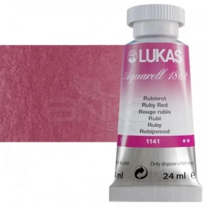 Lukas Aquarell 1862 Artist 24ml Sulu Boya 1141 Ruby Red Seri 2