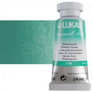 Lukas Aquarell 1862 Artist 24ml Sulu Boya 1195 Phthalo Green Seri 2