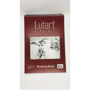 Lutart Eskiz Defteri A4 120gr Bordo 50 Sayfa