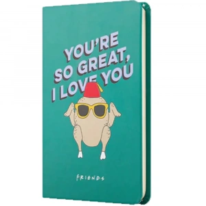 Mabbels Sert Kapak Lastikli Mini Defter Friends Hindi Yeşil 80 YP 9x14 DFT-388296