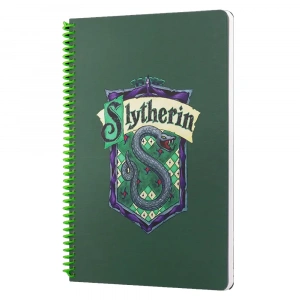Mabbels Spiralli Defter Harry Potter Slytherin Yeşil 80 YP 17x24 DFT-388579