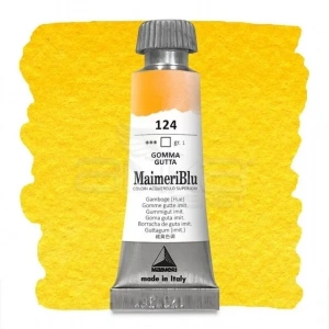 Maimeri Blu Tüp Sulu Boya 12 ml S1 No:124 Gamboge (Hue)