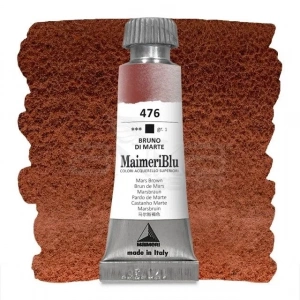 Maimeri Blu Tüp Sulu Boya 12 ml S1 No:476 Mars Brown