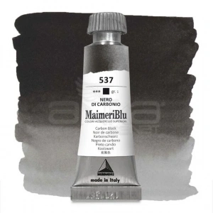 Maimeri Blu Tüp Sulu Boya 12 ml S1 No:537 Carbon Black