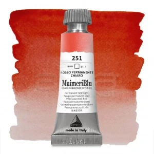 Maimeri Blu Tüp Sulu Boya 12 ml S3 No:251 Permanent Red Light