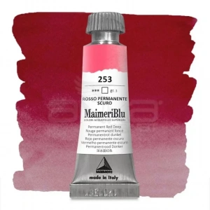 Maimeri Blu Tüp Sulu Boya 12 ml S3 No:253 Permanent Red Deep