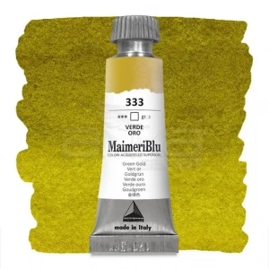 Maimeri Blu Tüp Sulu Boya 12 ml S3 No:333 Green Gold