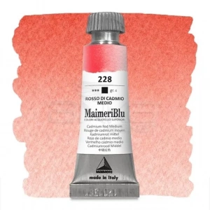 Maimeri Blu Tüp Sulu Boya 12 ml S4 No:228 Cadmium Red Medium