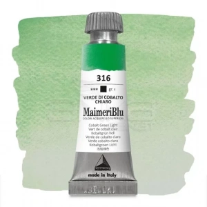 Maimeri Blu Tüp Sulu Boya 12 ml S4 No:316 Cobalt Green Light