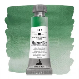 Maimeri Blu Tüp Sulu Boya 12 Ml S4 No:317 Cobalt Green Deep