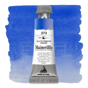 Maimeri Blu Tüp Sulu Boya 12 Ml S4 No:373 Cobalt Blue Light