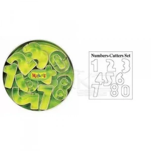 Makins Clay Kesici Kalıp Seti Rakamlar 8 Desen Kod:37002