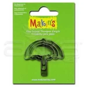 Makins Clay Kesici Kalıp Seti Şemsiye 3 Parça Kod:36025