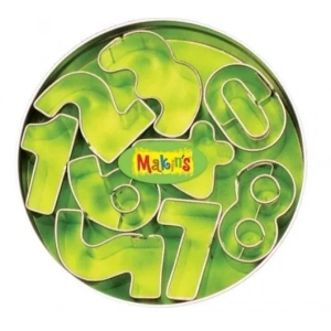 Makins Clay Polimer Kil Kesme Kalıbı Seti Rakamlar 9 Desen