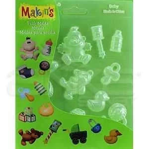Makins Clay Push Mold Şekilleme Kalıbı Bebek Kod:39009