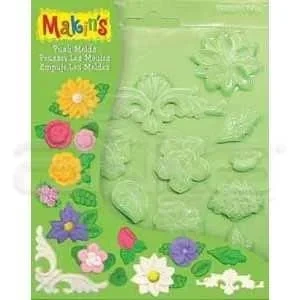 Makins Clay Push Mold Şekilleme Kalıbı Çiçekler Kod:39005