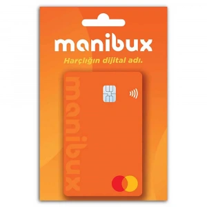 Manibux Harçlık Kartı Temassız -  Turuncu