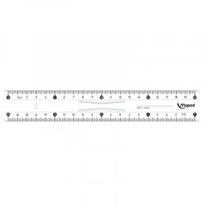 Maped 146108 20 Cm Trıple Desimetre Kristal Cetvel