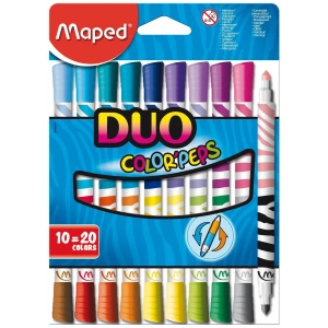 Maped Color Peps Duo Keçeli Kalem Seti 10 Renk