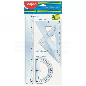Maped Karışık Pergel ve Cetvel Seti 4 Parça 89921800