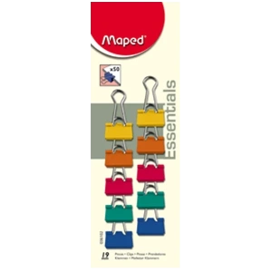 Maped Kıskaç (Klips) Renkli 10 LU 19 MM 036102