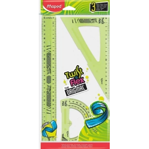 Maped Twistn Flex Esnek Cetvel Gönye Seti (30 Cm)
