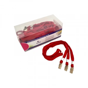 Mapi Kart Askı İpi Kırmızı 50 Li Metal 9102653