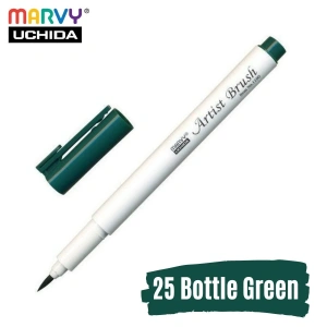 Marvy Artist Brush Pen 1100 Firça Uçlu Kalem 25 Bottle Green
