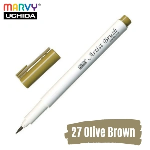 Marvy Artist Brush Pen 1100 Firça Uçlu Kalem 27 Olive Brown
