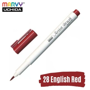 Marvy Artist Brush Pen 1100 Firça Uçlu Kalem 28 English Red